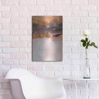 Luxe Metal Art 'Calm Below Deck' by Kamdon Kreations, Metal Wall Art,16x24