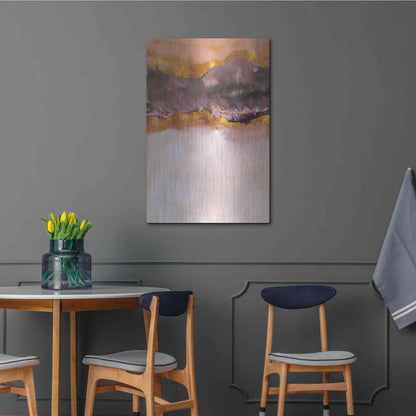 Luxe Metal Art 'Calm Below Deck' by Kamdon Kreations, Metal Wall Art,24x36