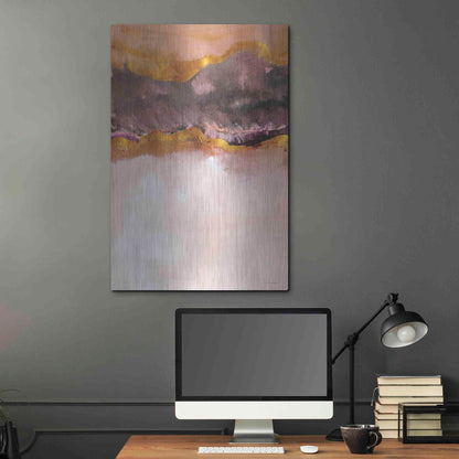 Luxe Metal Art 'Calm Below Deck' by Kamdon Kreations, Metal Wall Art,24x36