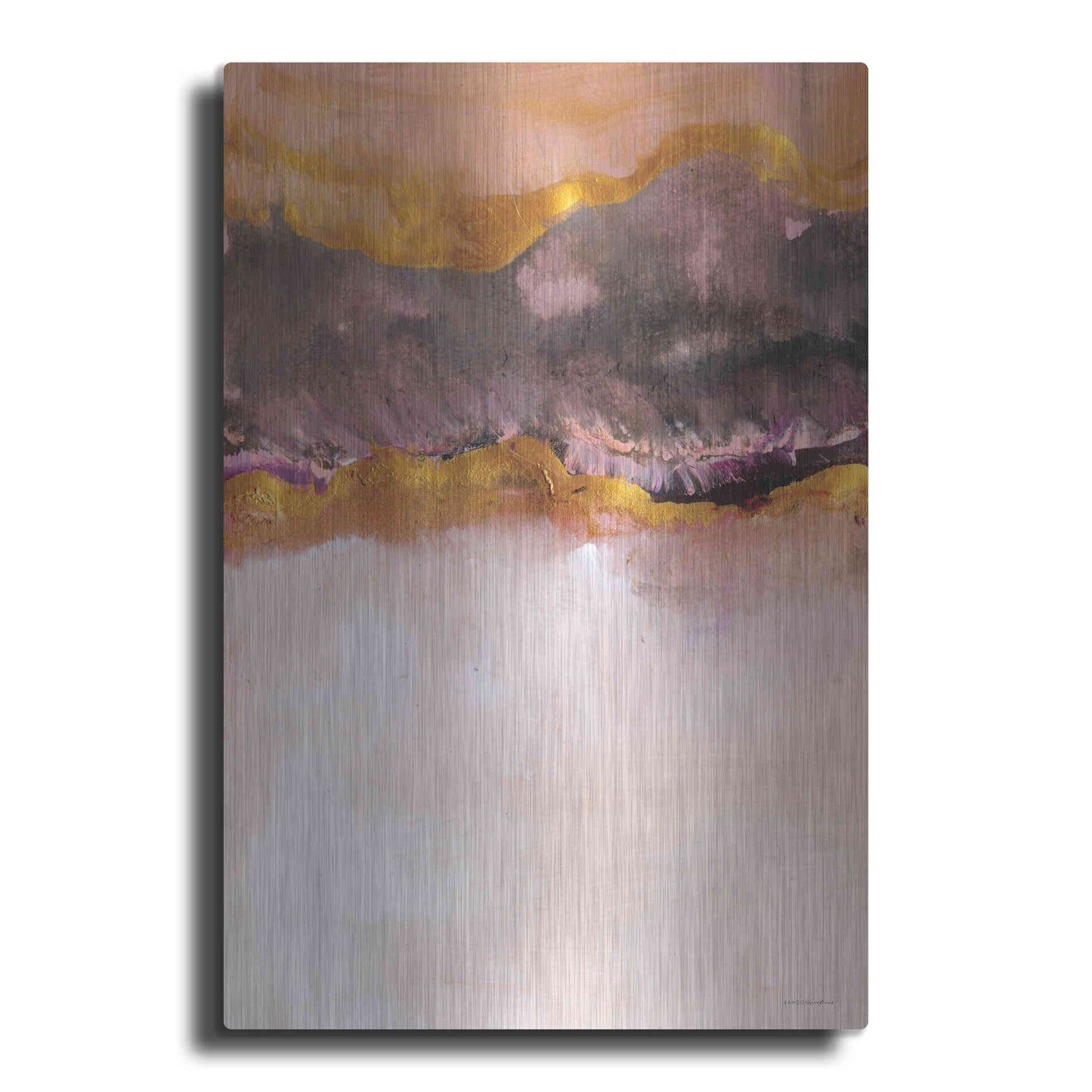 Luxe Metal Art 'Calm Below Deck' by Kamdon Kreations, Metal Wall Art