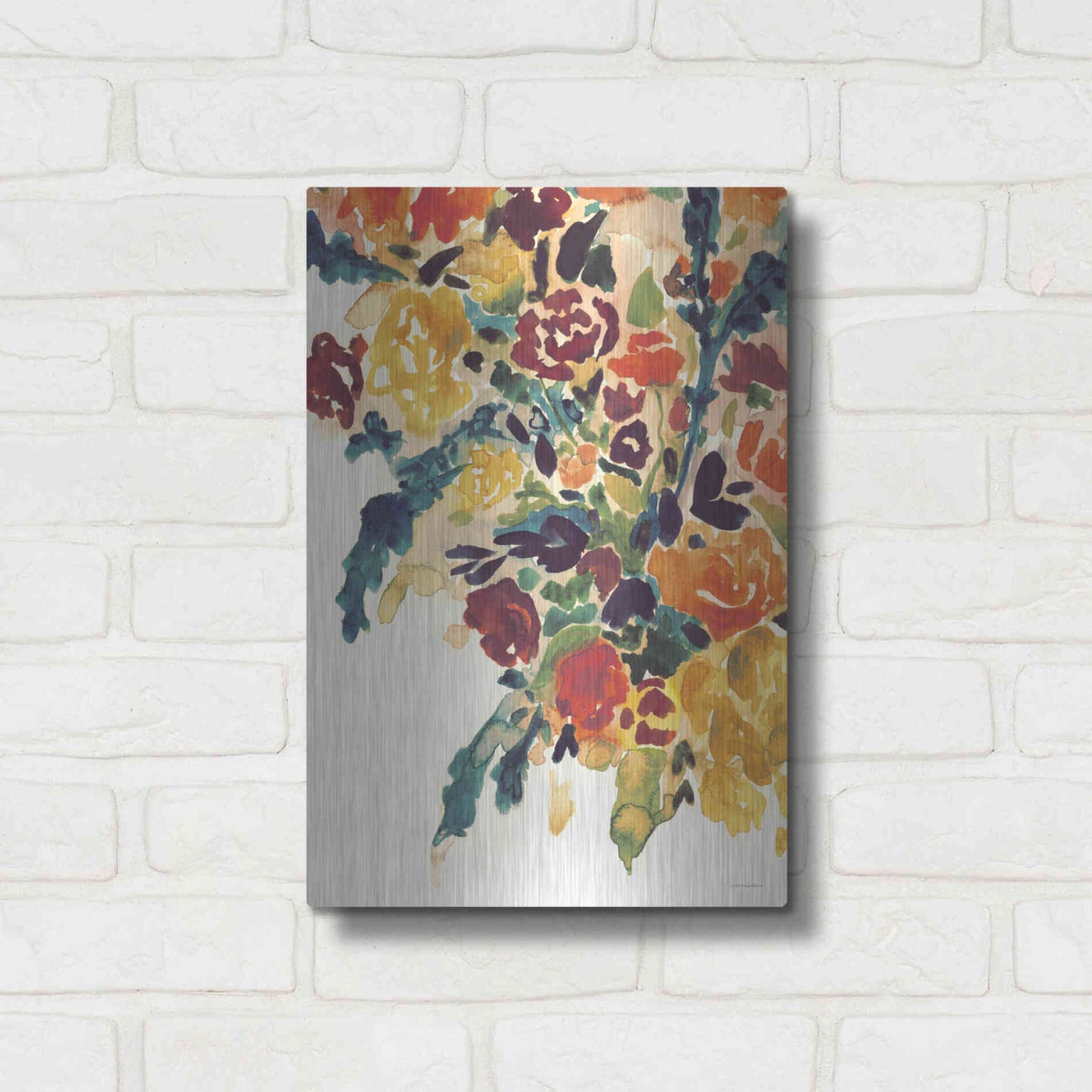Luxe Metal Art 'In an Instant   ' by Kamdon Kreations, Metal Wall Art,12x16