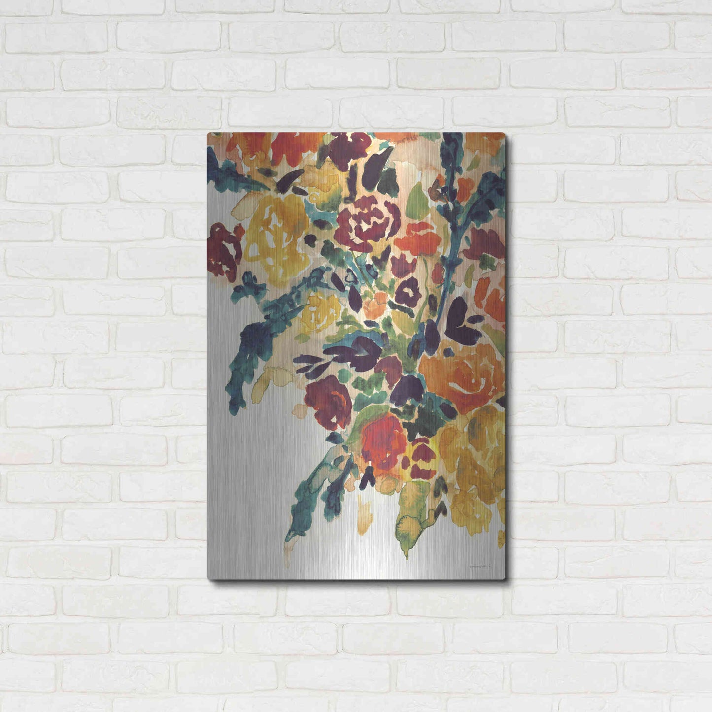 Luxe Metal Art 'In an Instant   ' by Kamdon Kreations, Metal Wall Art,24x36