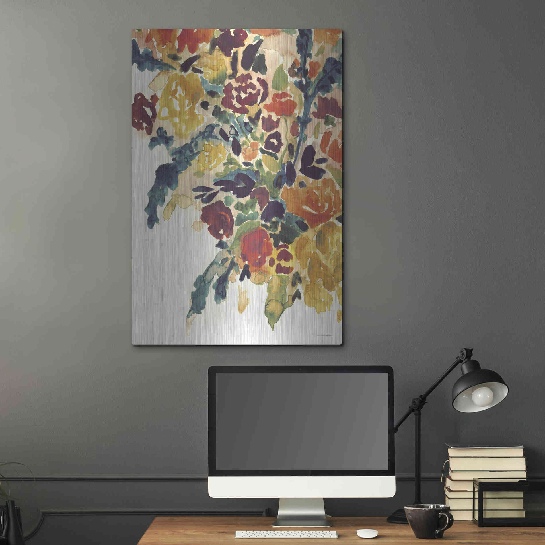 Luxe Metal Art 'In an Instant   ' by Kamdon Kreations, Metal Wall Art,24x36