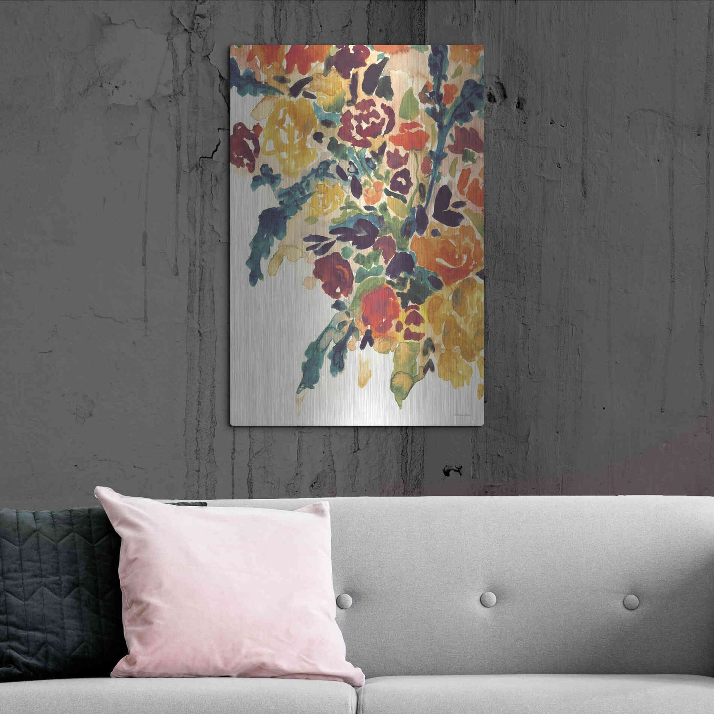 Luxe Metal Art 'In an Instant   ' by Kamdon Kreations, Metal Wall Art,24x36