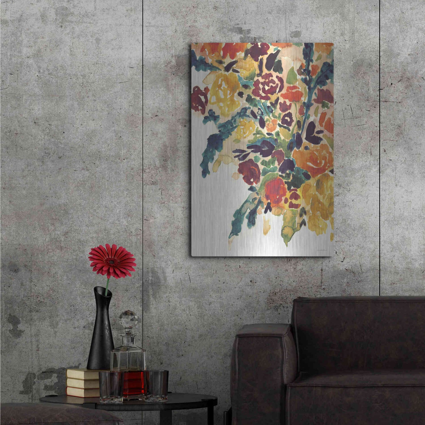 Luxe Metal Art 'In an Instant   ' by Kamdon Kreations, Metal Wall Art,24x36