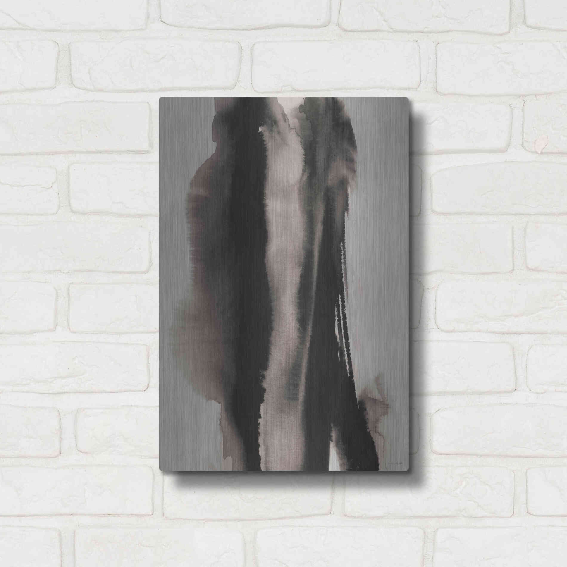 Luxe Metal Art 'Inhale, Exhale' by Kamdon Kreations, Metal Wall Art,12x16