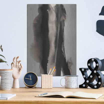 Luxe Metal Art 'Inhale, Exhale' by Kamdon Kreations, Metal Wall Art,12x16
