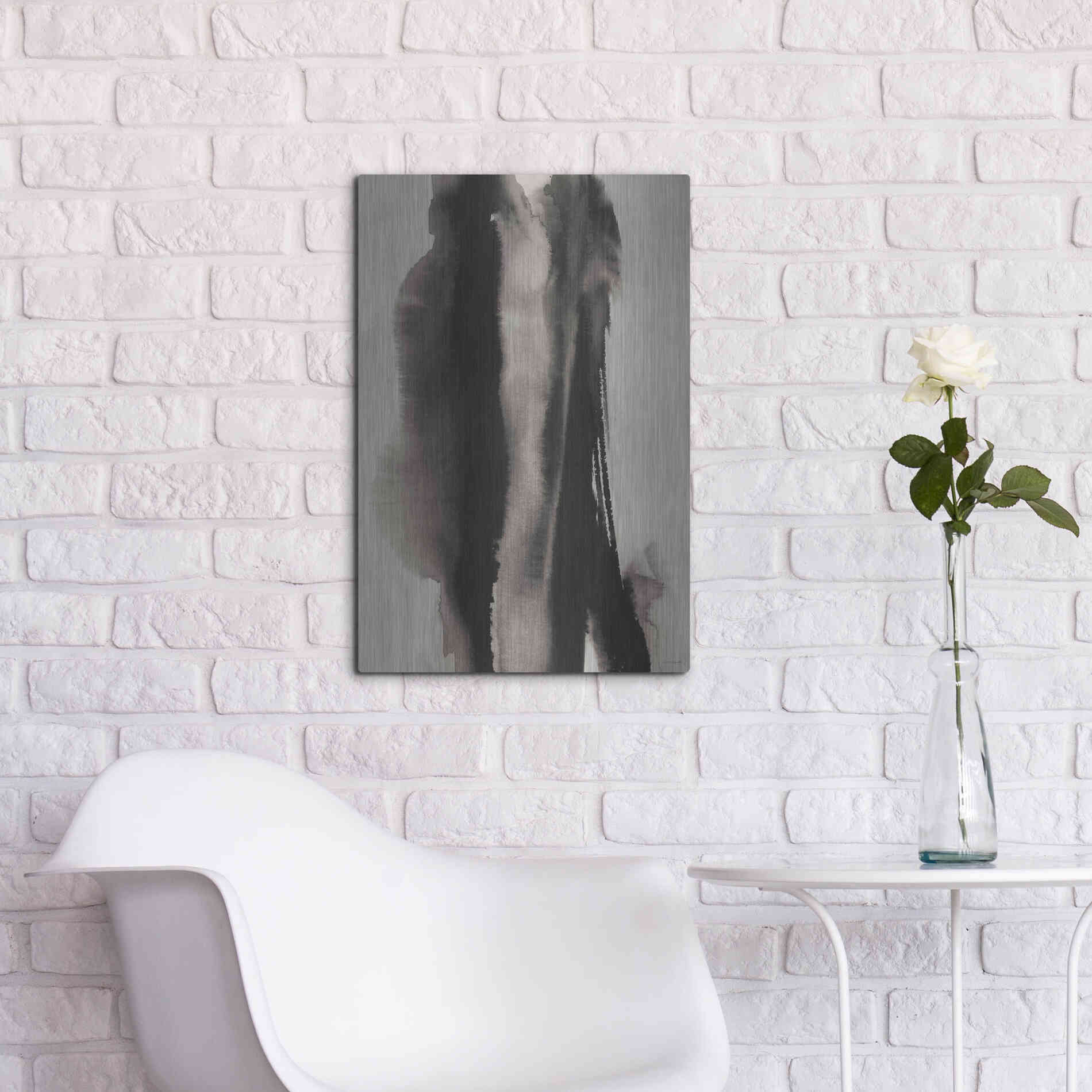 Luxe Metal Art 'Inhale, Exhale' by Kamdon Kreations, Metal Wall Art,16x24