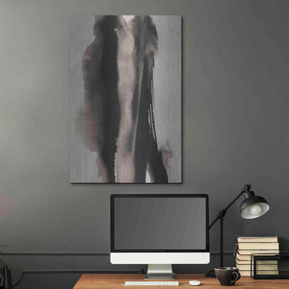 Luxe Metal Art 'Inhale, Exhale' by Kamdon Kreations, Metal Wall Art,24x36