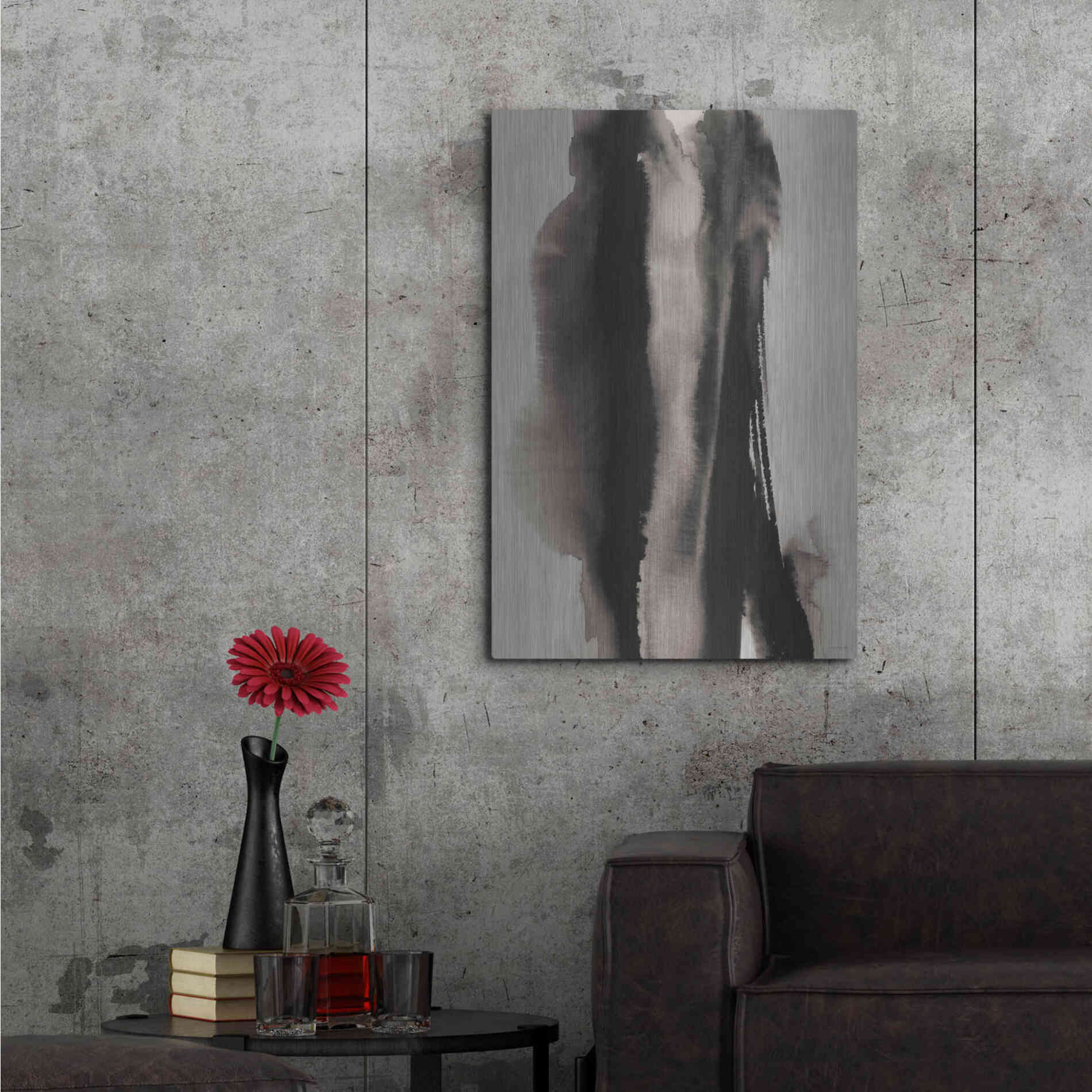 Luxe Metal Art 'Inhale, Exhale' by Kamdon Kreations, Metal Wall Art,24x36