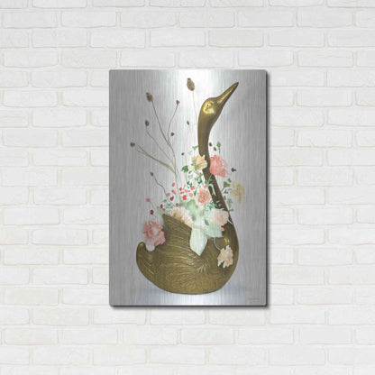 Luxe Metal Art 'She was Never Ugly' by Kamdon Kreations, Metal Wall Art,24x36