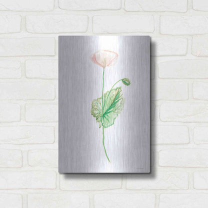 Luxe Metal Art 'Blushing' by Kamdon Kreations, Metal Wall Art,12x16