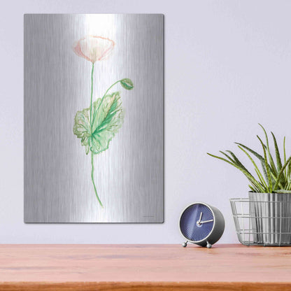 Luxe Metal Art 'Blushing' by Kamdon Kreations, Metal Wall Art,12x16