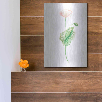 Luxe Metal Art 'Blushing' by Kamdon Kreations, Metal Wall Art,12x16