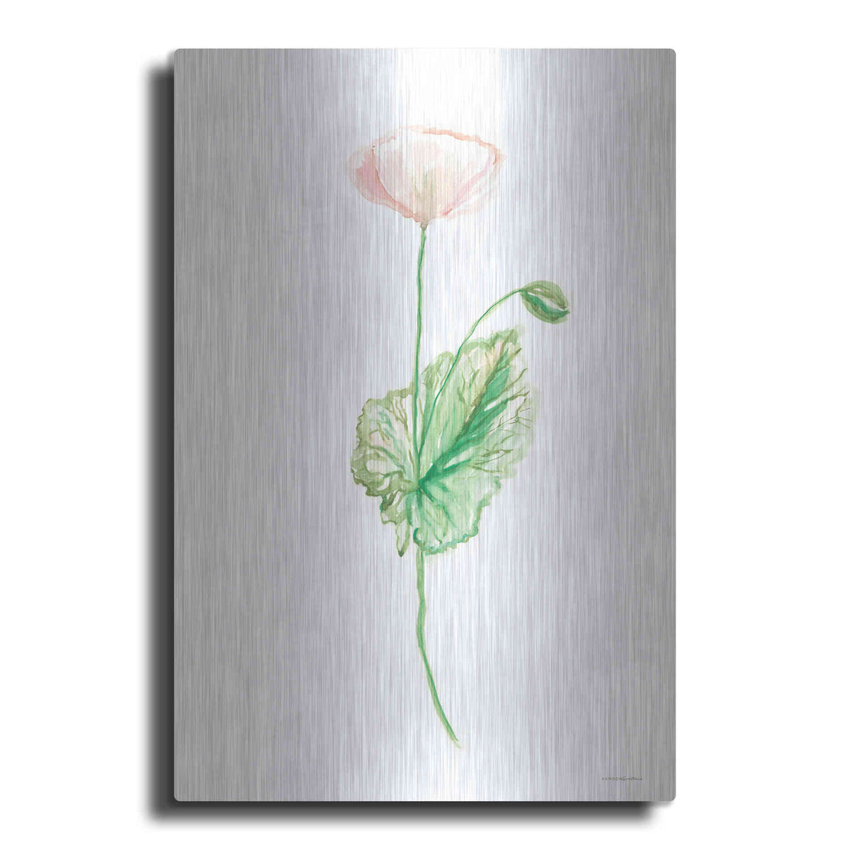 Luxe Metal Art 'Blushing' by Kamdon Kreations, Metal Wall Art