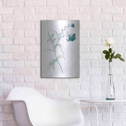 Luxe Metal Art 'Lean on Me' by Kamdon Kreations, Metal Wall Art,16x24
