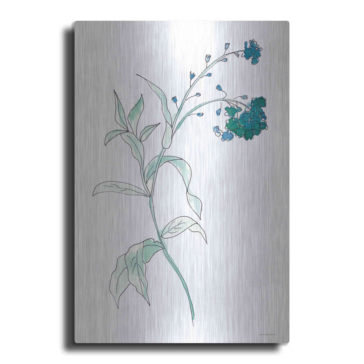 Luxe Metal Art 'Lean on Me' by Kamdon Kreations, Metal Wall Art