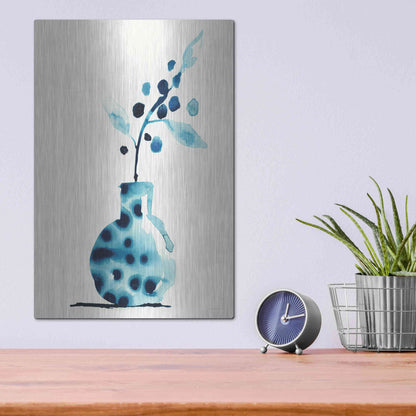 Luxe Metal Art 'Wild Berries' by Kamdon Kreations, Metal Wall Art,12x16