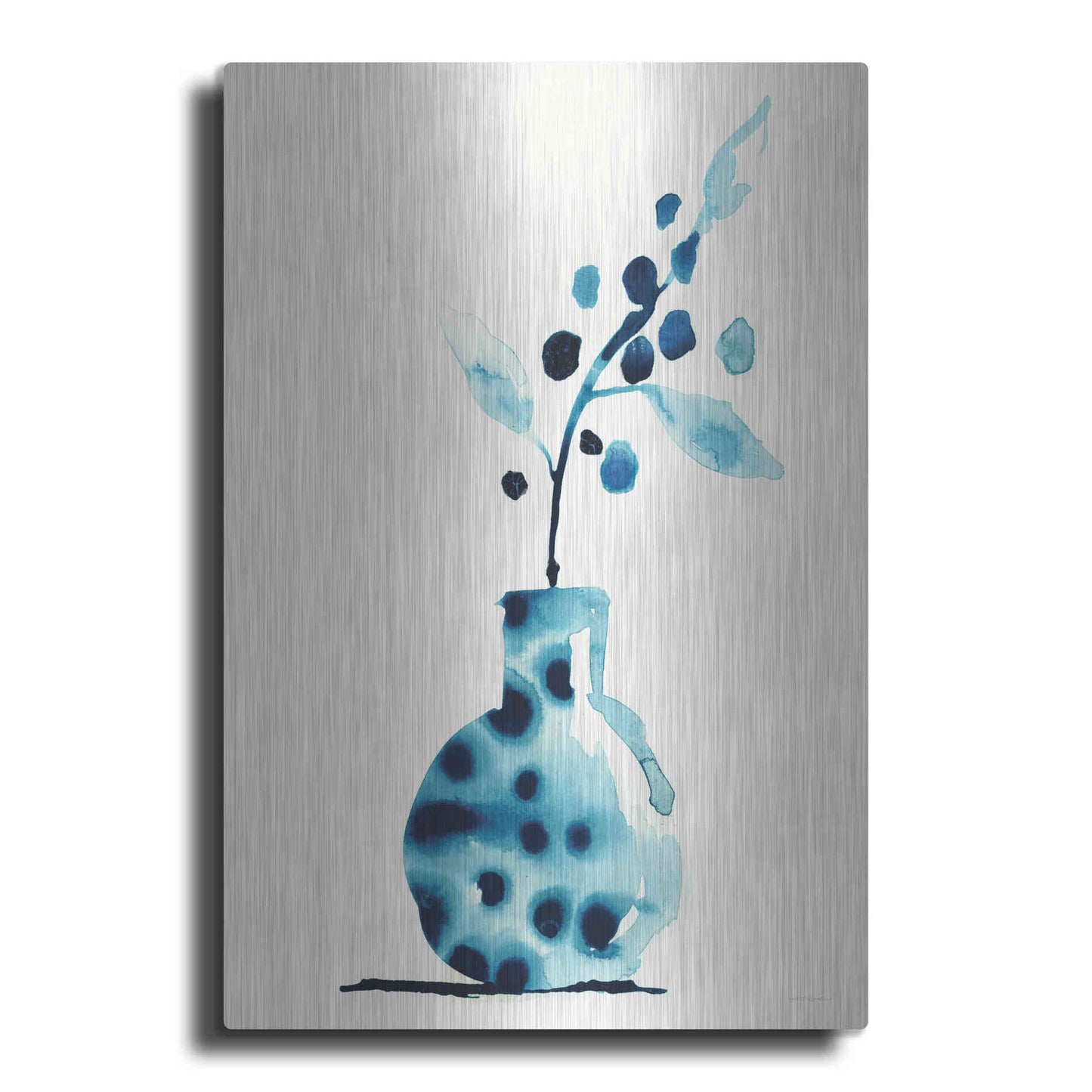 Luxe Metal Art 'Wild Berries' by Kamdon Kreations, Metal Wall Art