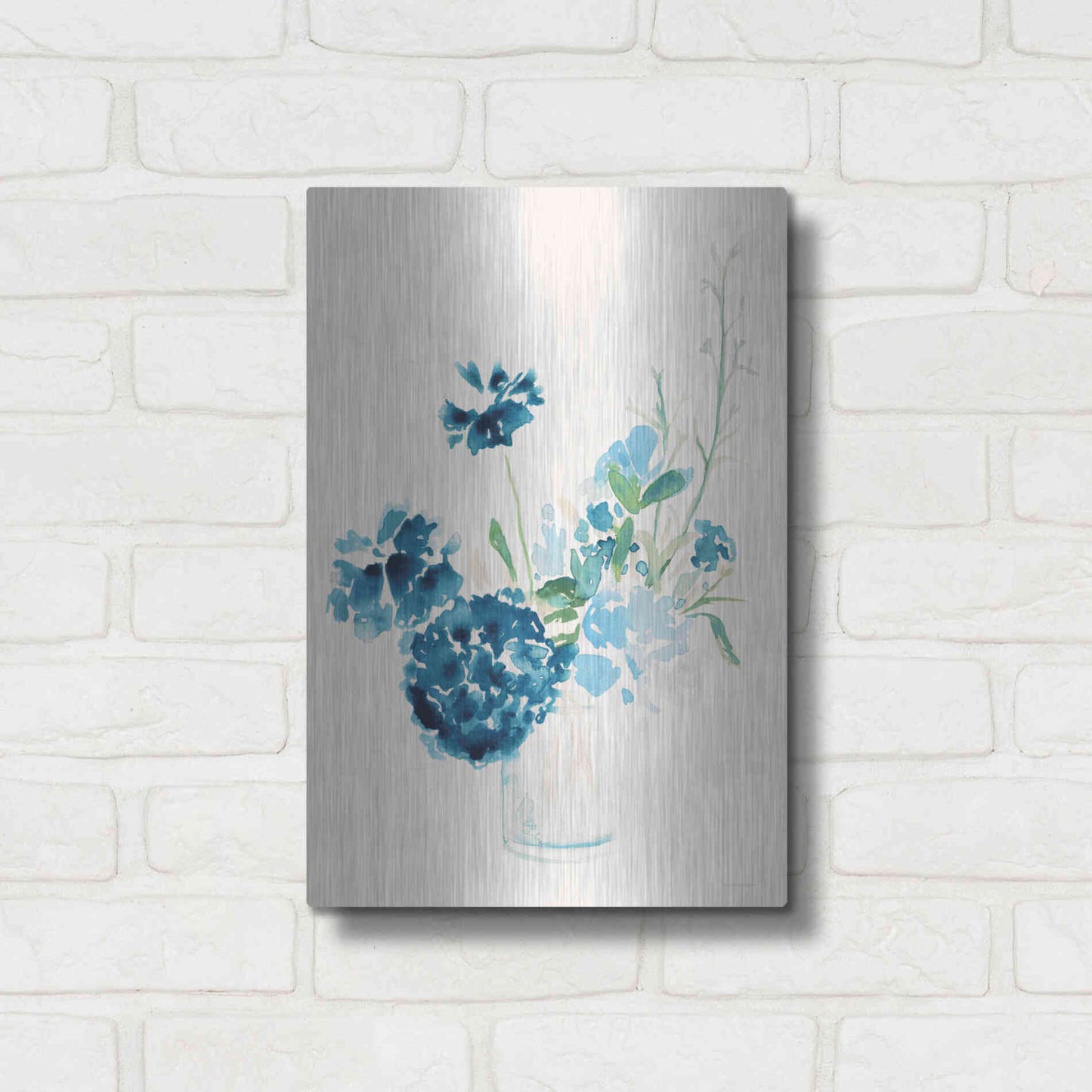 Luxe Metal Art 'Remembrance' by Kamdon Kreations, Metal Wall Art,12x16