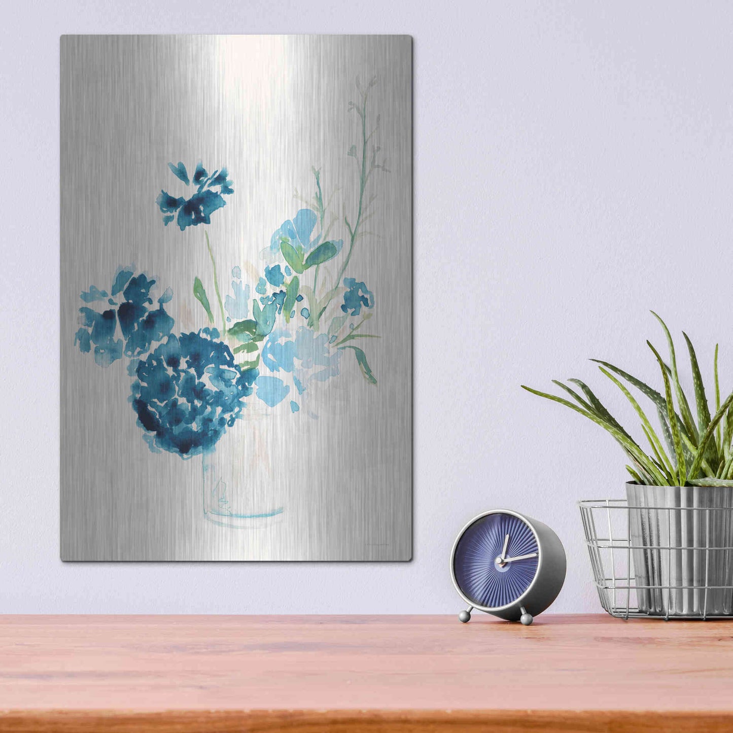 Luxe Metal Art 'Remembrance' by Kamdon Kreations, Metal Wall Art,12x16