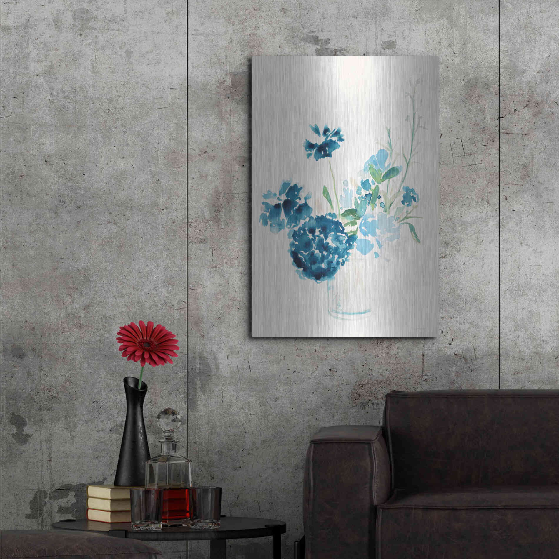 Luxe Metal Art 'Remembrance' by Kamdon Kreations, Metal Wall Art,24x36