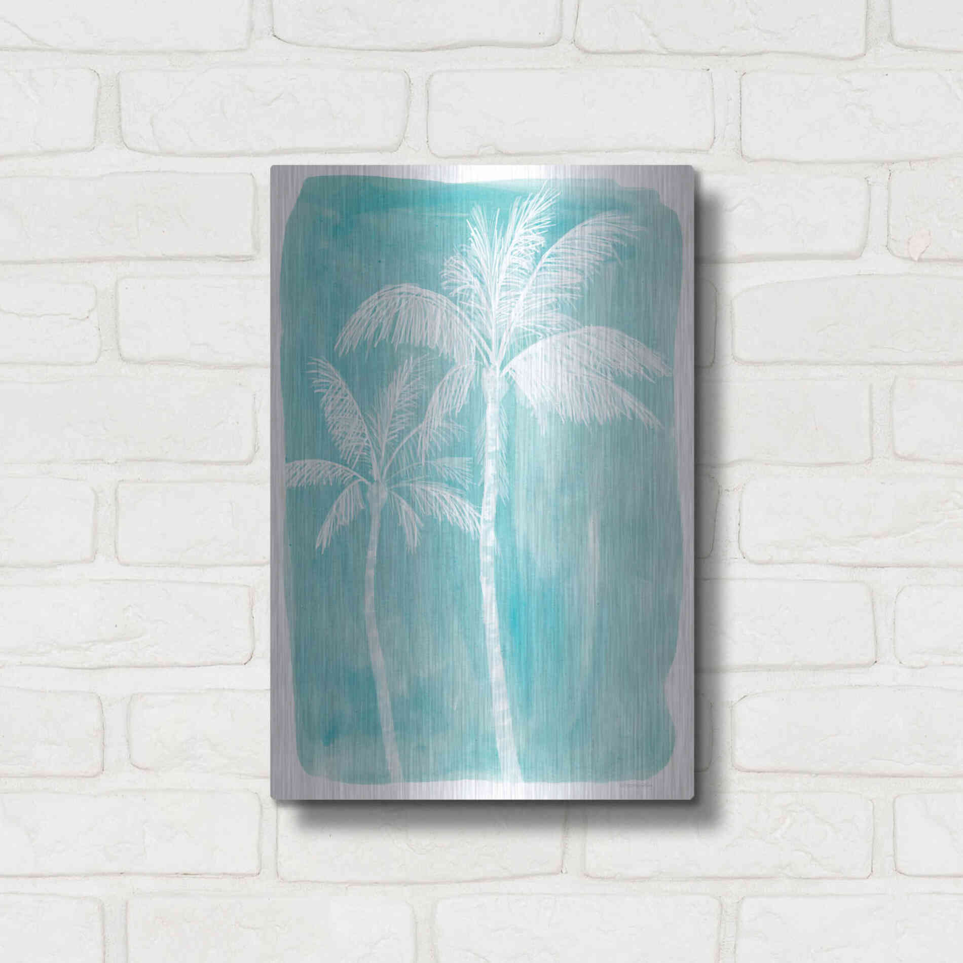 Luxe Metal Art 'Smell the Ocean' by Kamdon Kreations, Metal Wall Art,12x16