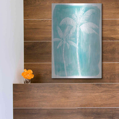 Luxe Metal Art 'Smell the Ocean' by Kamdon Kreations, Metal Wall Art,12x16