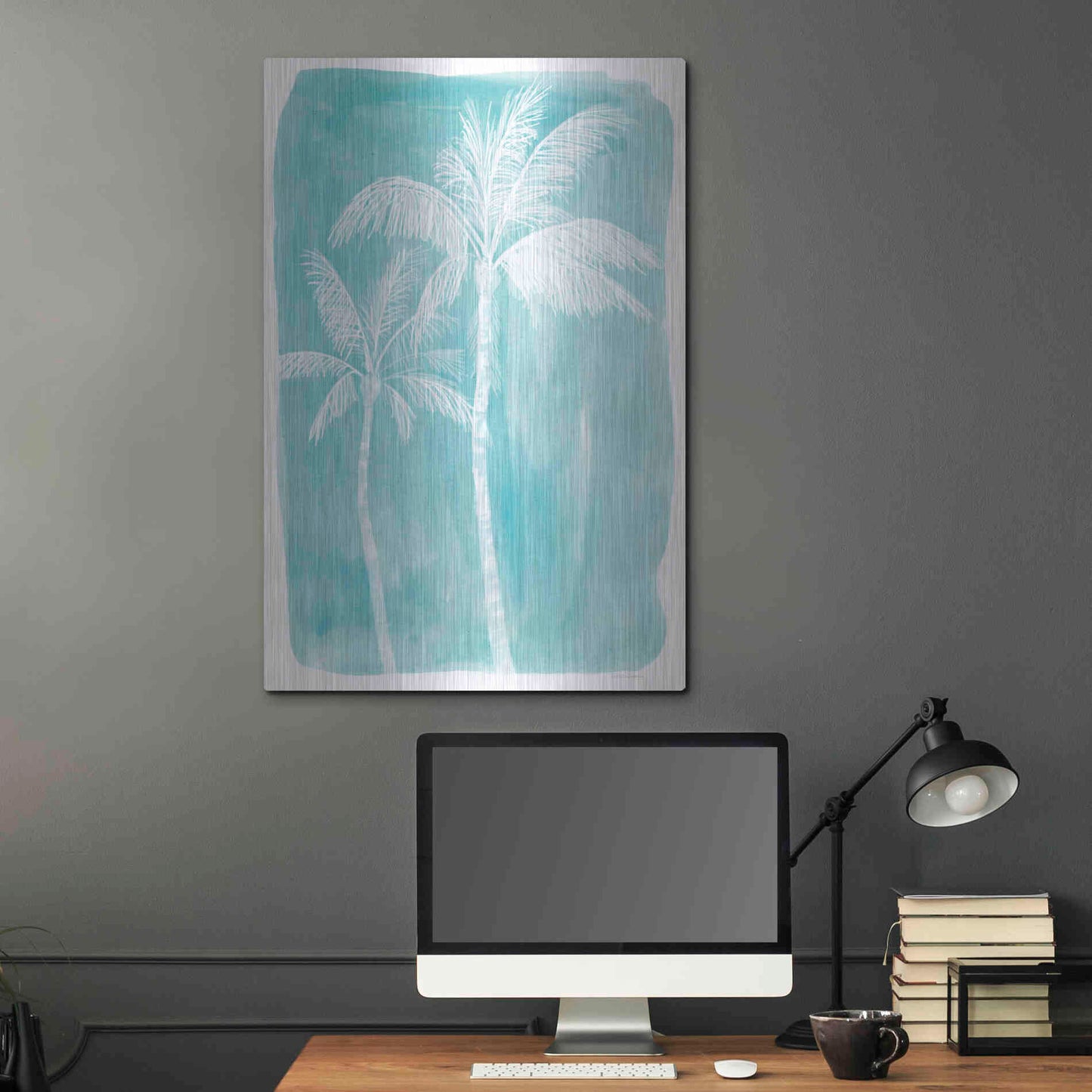 Luxe Metal Art 'Smell the Ocean' by Kamdon Kreations, Metal Wall Art,24x36