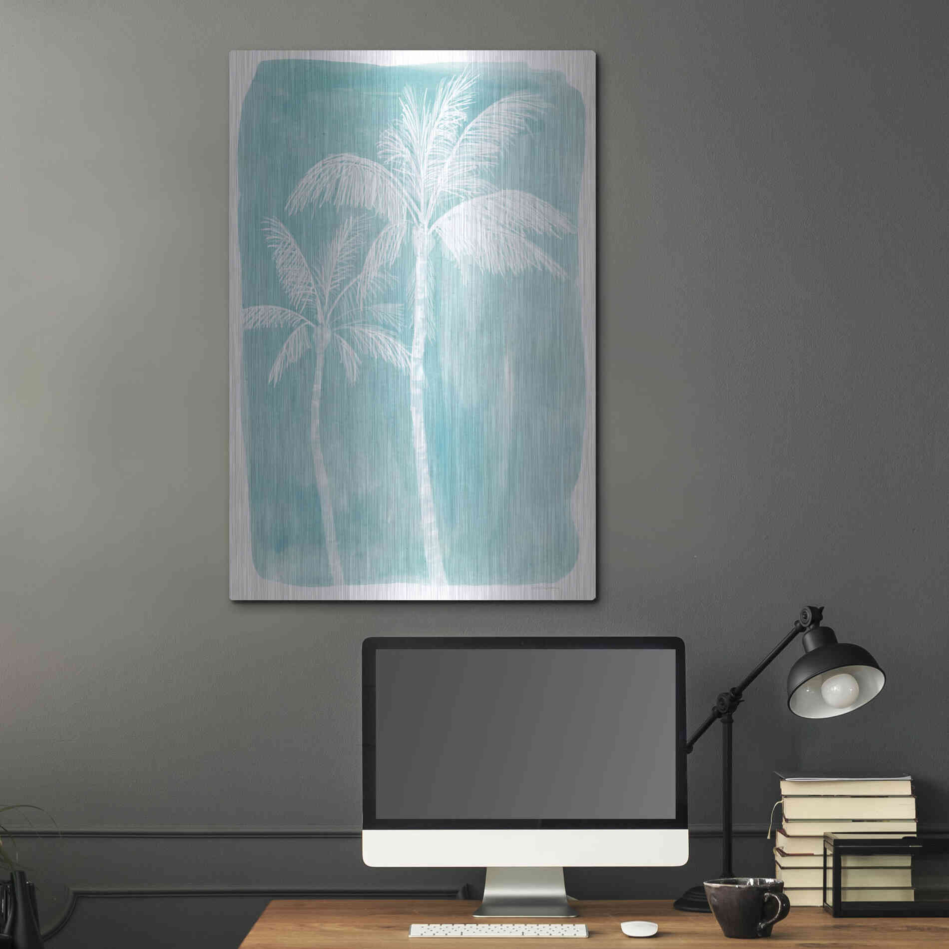 Luxe Metal Art 'Smell the Ocean' by Kamdon Kreations, Metal Wall Art,24x36