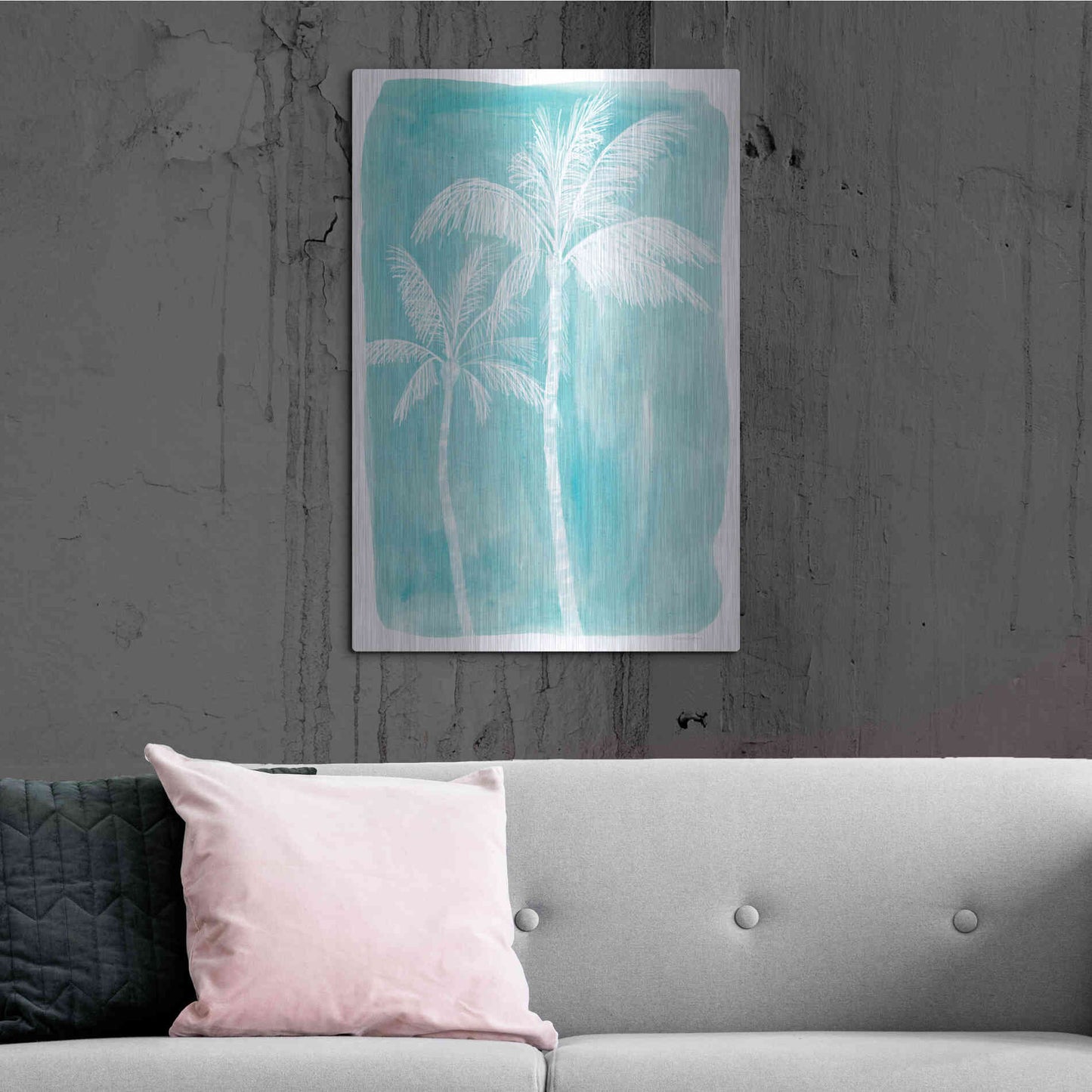 Luxe Metal Art 'Smell the Ocean' by Kamdon Kreations, Metal Wall Art,24x36