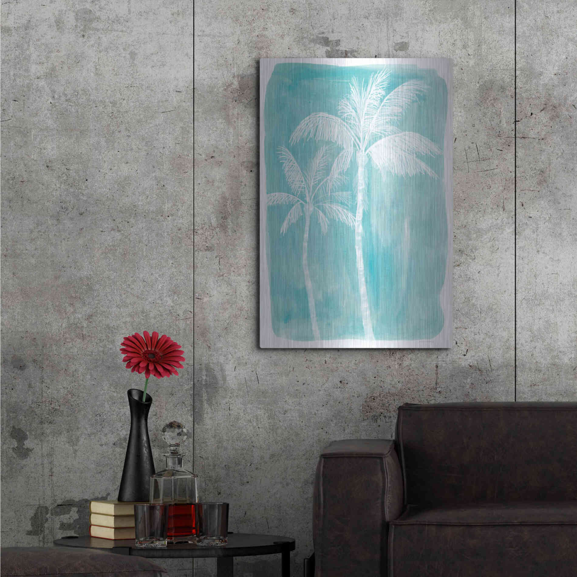 Luxe Metal Art 'Smell the Ocean' by Kamdon Kreations, Metal Wall Art,24x36
