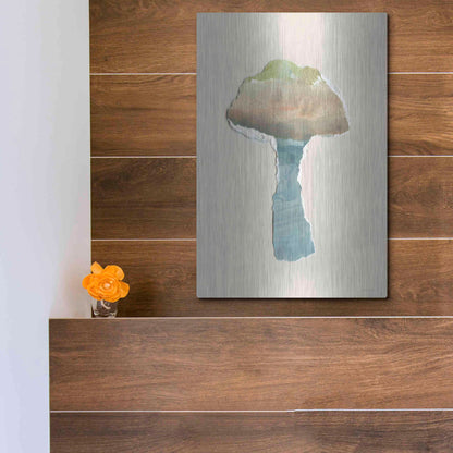 Luxe Metal Art 'Mushroom Home' by Kamdon Kreations, Metal Wall Art,12x16