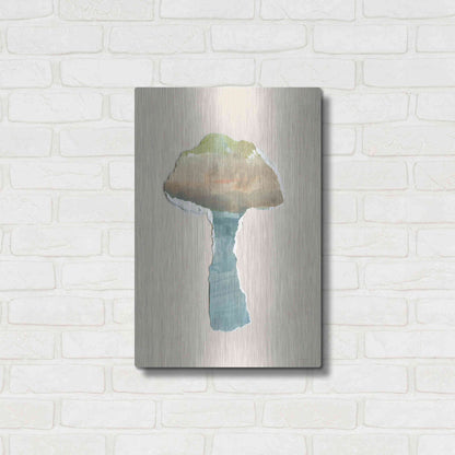 Luxe Metal Art 'Mushroom Home' by Kamdon Kreations, Metal Wall Art,16x24