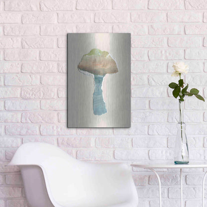 Luxe Metal Art 'Mushroom Home' by Kamdon Kreations, Metal Wall Art,16x24