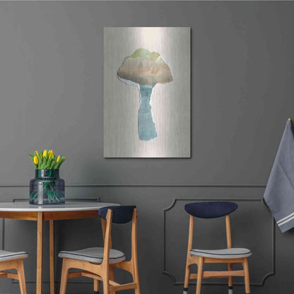 Luxe Metal Art 'Mushroom Home' by Kamdon Kreations, Metal Wall Art,24x36