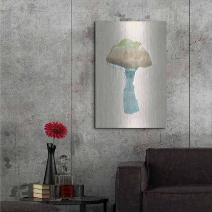 Luxe Metal Art 'Mushroom Home' by Kamdon Kreations, Metal Wall Art,24x36