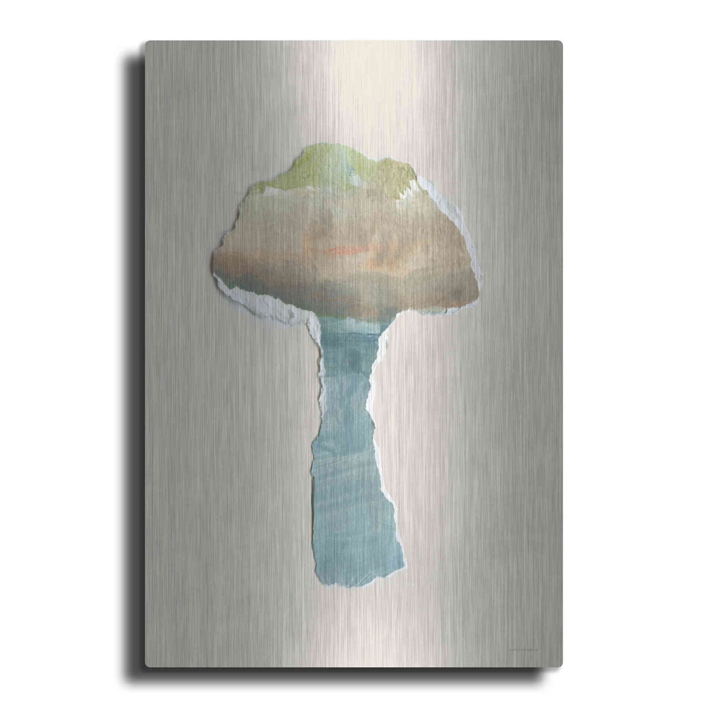 Luxe Metal Art 'Mushroom Home' by Kamdon Kreations, Metal Wall Art