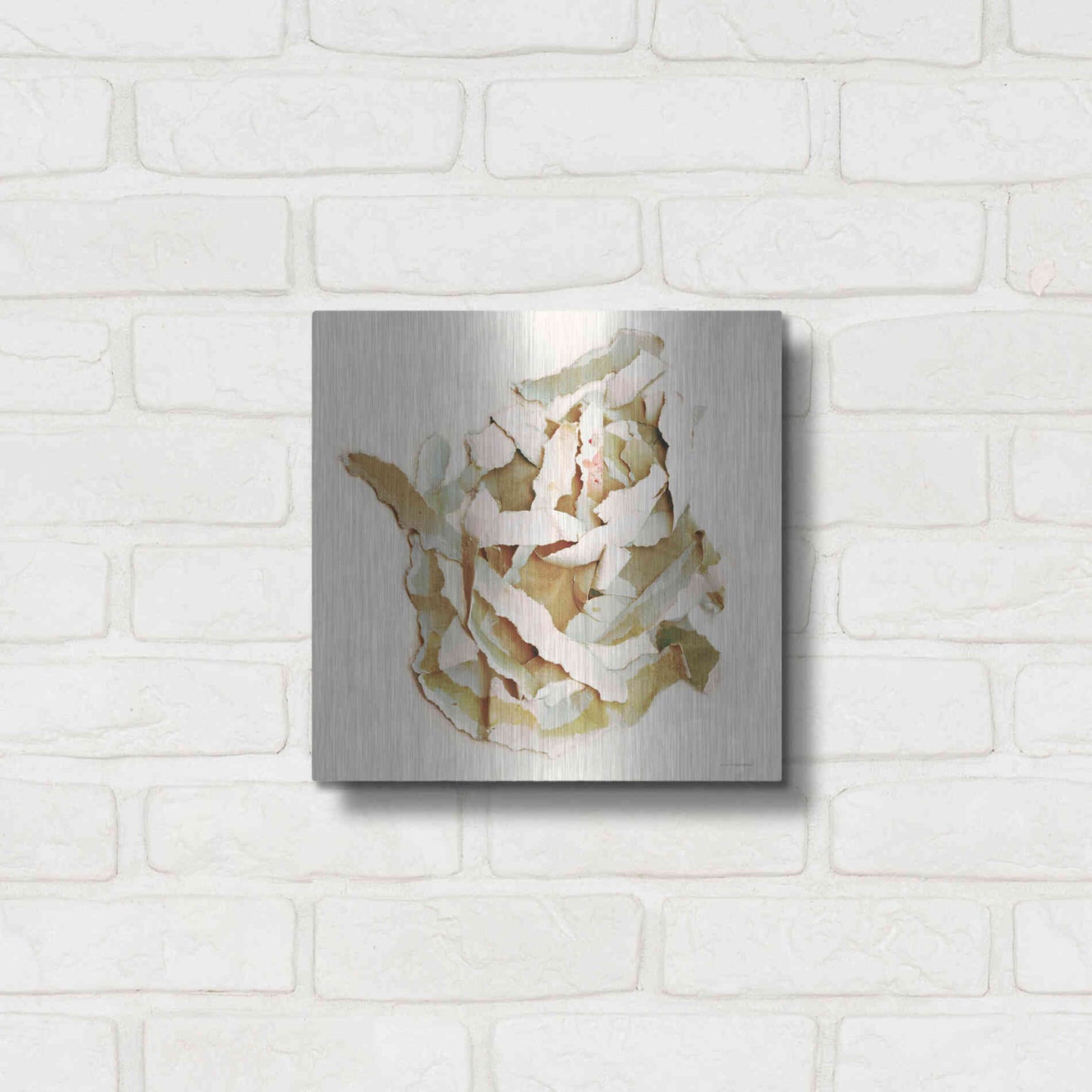 Luxe Metal Art 'Nested with Grace' by Kamdon Kreations, Metal Wall Art,12x12