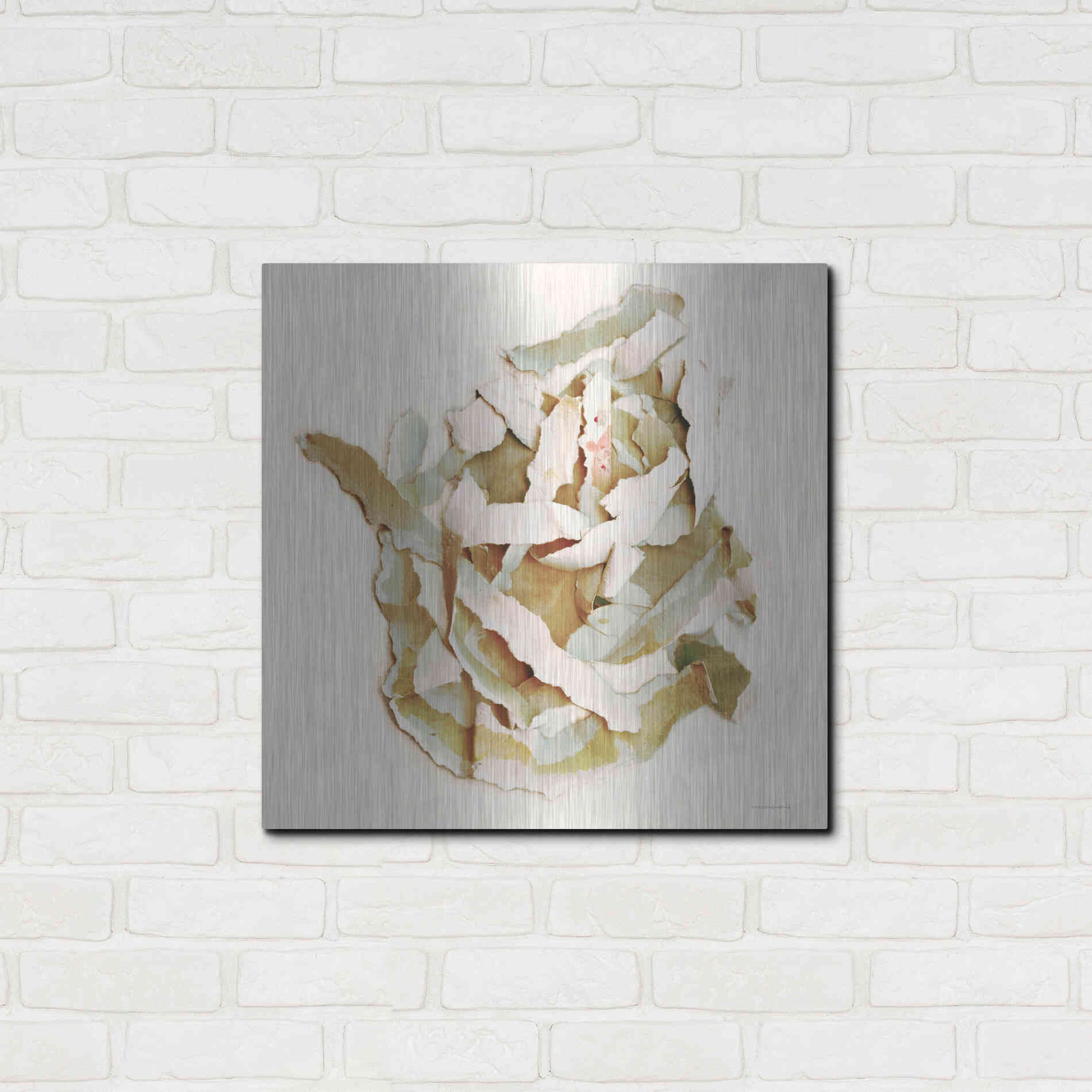 Luxe Metal Art 'Nested with Grace' by Kamdon Kreations, Metal Wall Art,24x24