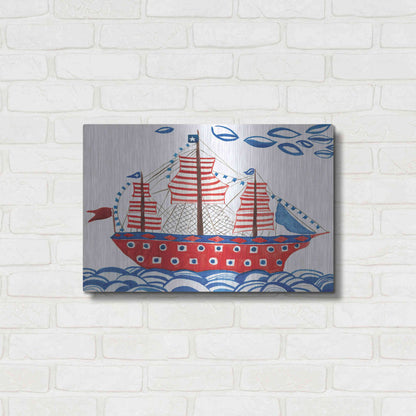 Luxe Metal Art 'Nautical Ties' by Kamdon Kreations, Metal Wall Art,24x16