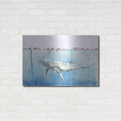 Luxe Metal Art 'Edging Forward' by Kamdon Kreations, Metal Wall Art,36x24