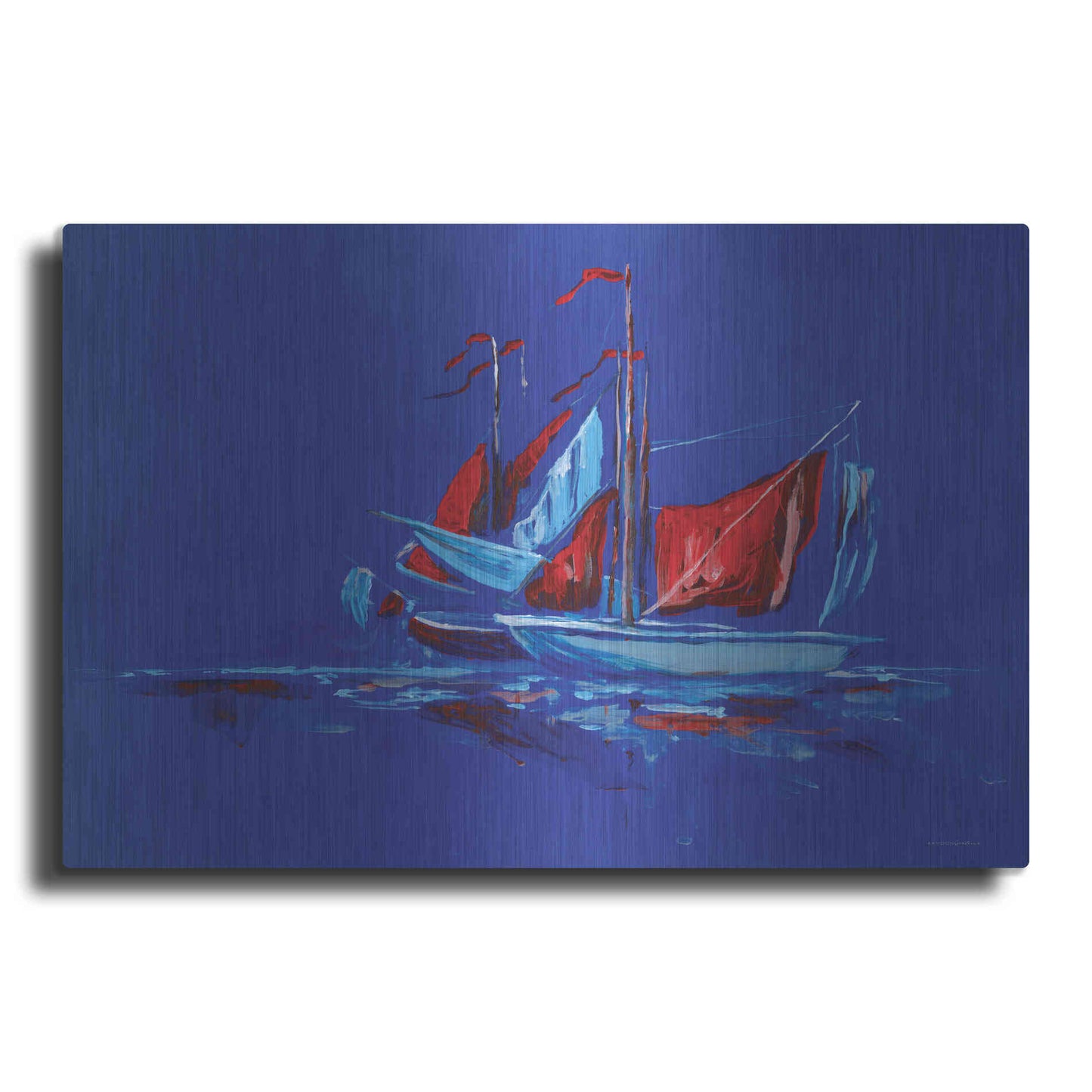 Luxe Metal Art 'Port and Starboard' by Kamdon Kreations, Metal Wall Art