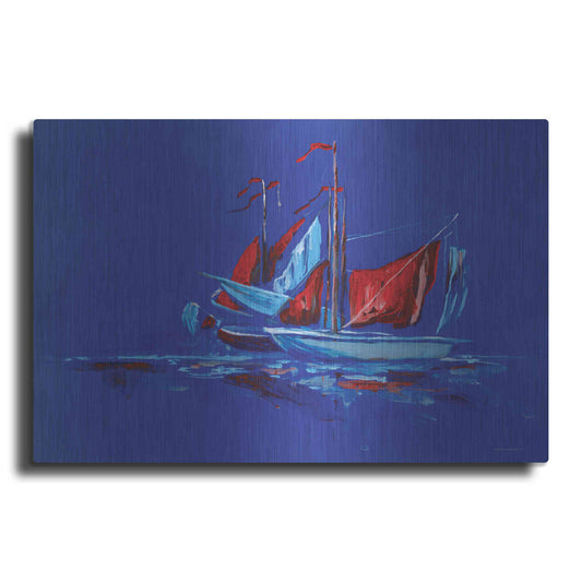 Luxe Metal Art 'Port and Starboard' by Kamdon Kreations, Metal Wall Art