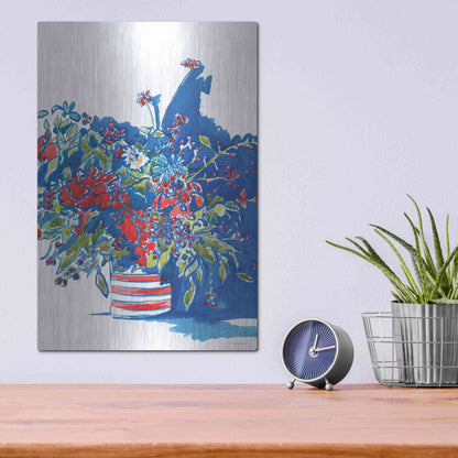 Luxe Metal Art 'Independence Celebration' by Kamdon Kreations, Metal Wall Art,12x16