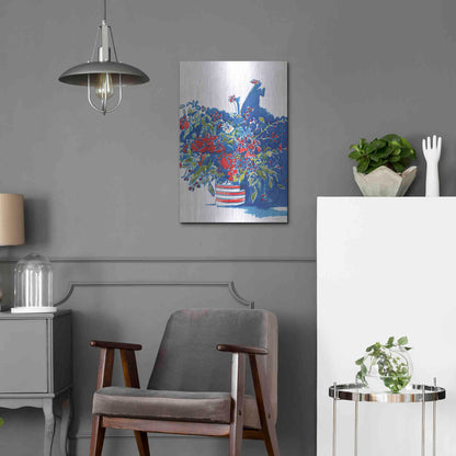 Luxe Metal Art 'Independence Celebration' by Kamdon Kreations, Metal Wall Art,16x24