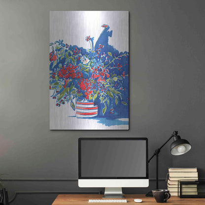 Luxe Metal Art 'Independence Celebration' by Kamdon Kreations, Metal Wall Art,24x36