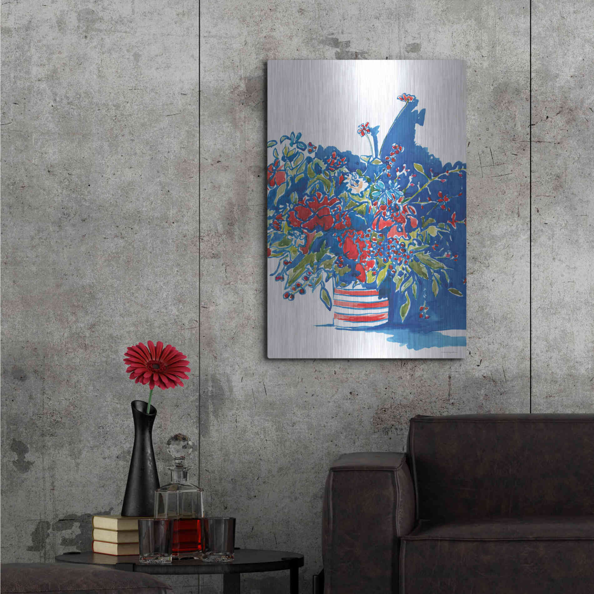 Luxe Metal Art 'Independence Celebration' by Kamdon Kreations, Metal Wall Art,24x36
