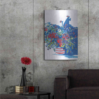Luxe Metal Art 'Independence Celebration' by Kamdon Kreations, Metal Wall Art,24x36