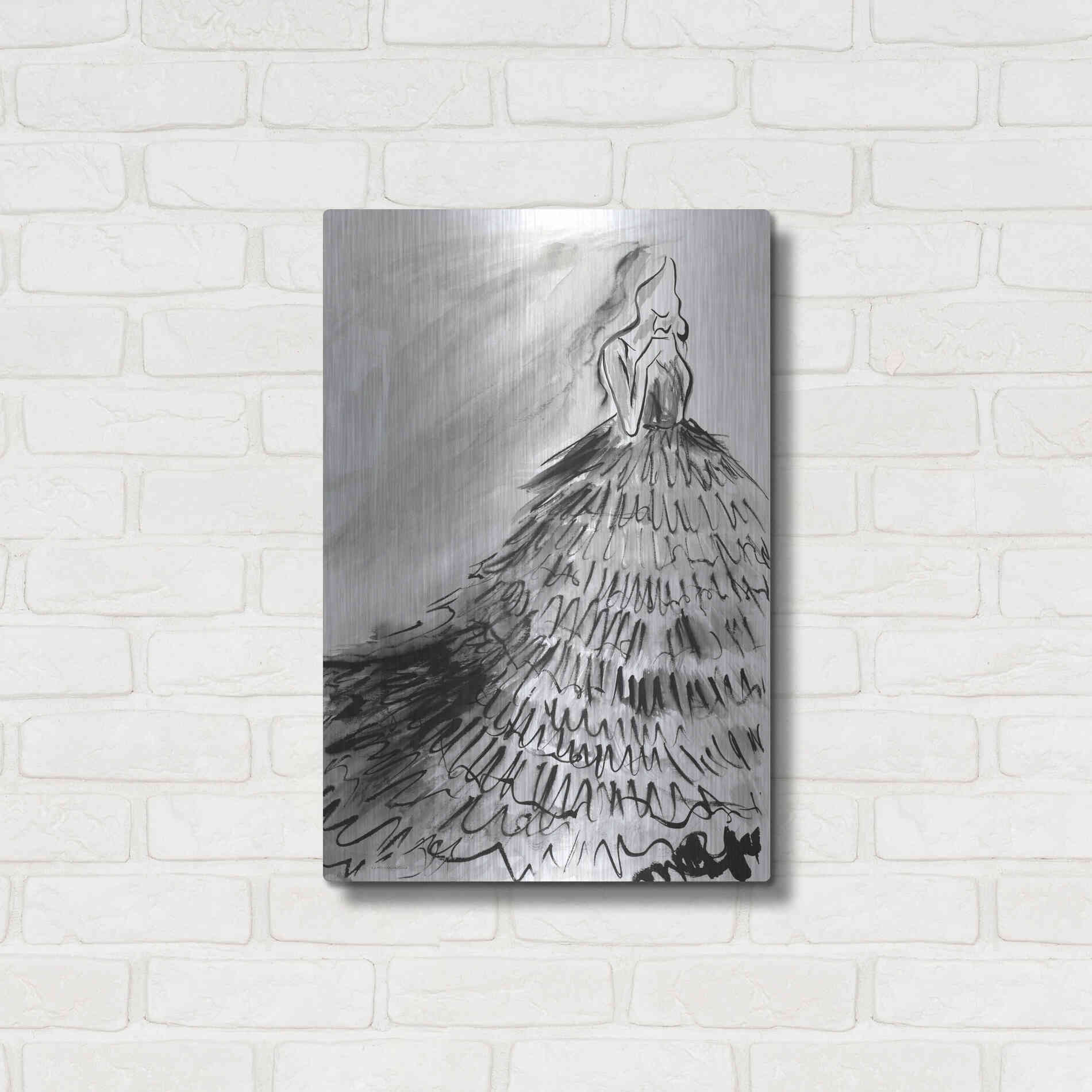 Luxe Metal Art 'At a Glance' by Kamdon Kreations, Metal Wall Art,16x24